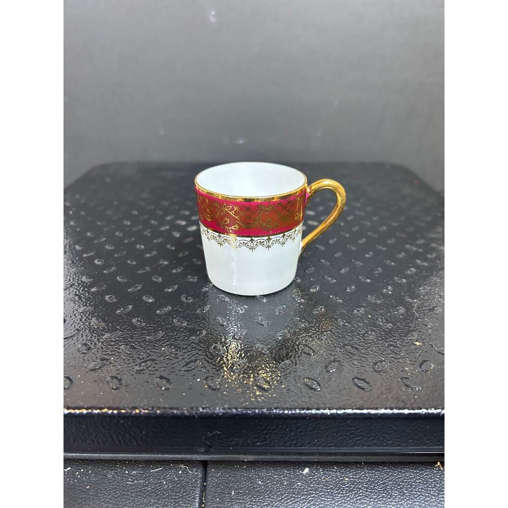 Limonges France Demitasse Gold Trim Cup